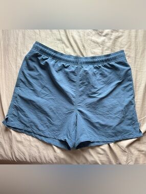 TNA Dusty Blue Elastic Waist Shorts